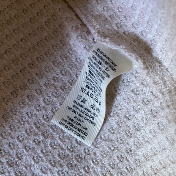 We the Free Ivory Turtleneck Slouch Long Ottoman Sweater Sz Small S - Picture 7 of 15